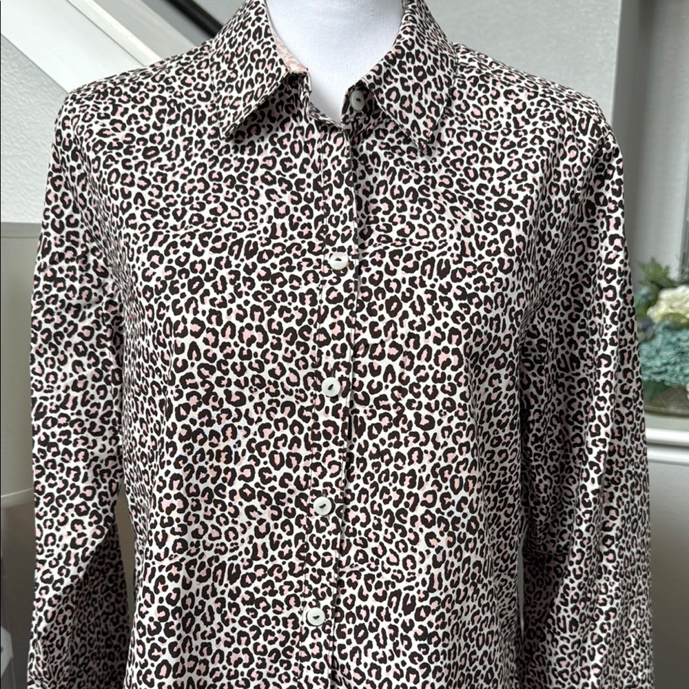 Foxcroft Luxe Leopard Long Sleeve Tunics - Picture 12 of 16
